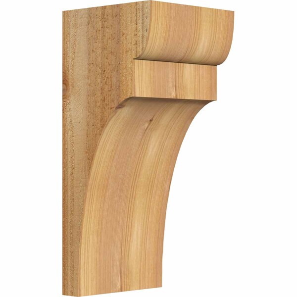 Ekena Millwork Yorktown Rough Sawn Corbel, Western Red Cedar, 6"W x 6"D x 14"H COR06X06X14YOR00RWR - main